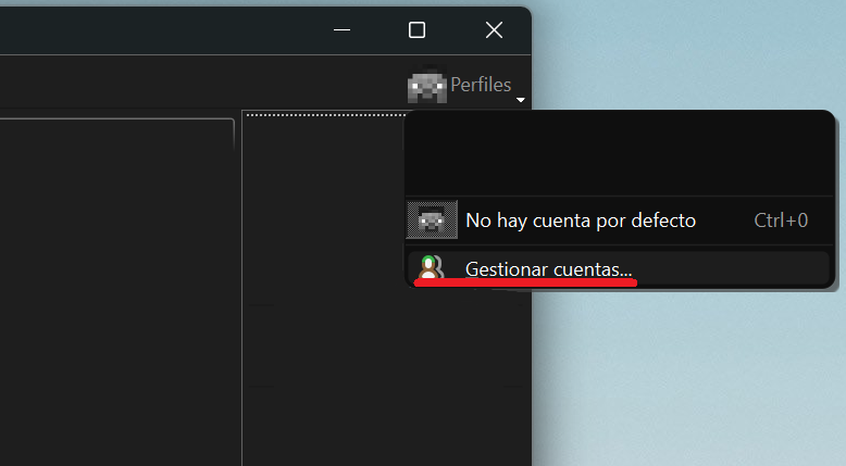 Creación del perfil 1